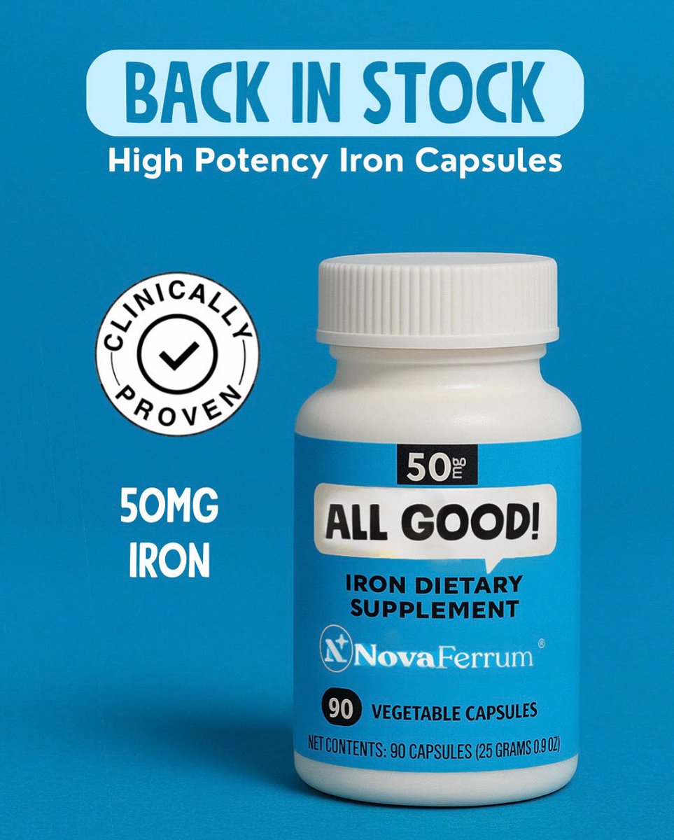 💪One tiny capsule. One powerful dose.

Our once-daily veggie capsule delivers 50mg of Clinically Proven iron that’s easy on your stomach and tough on Iron deficiency.

Back in Stock and save 15% through Memorial Day on our website 

#ironsupplements #anemia #vitamindeficiency