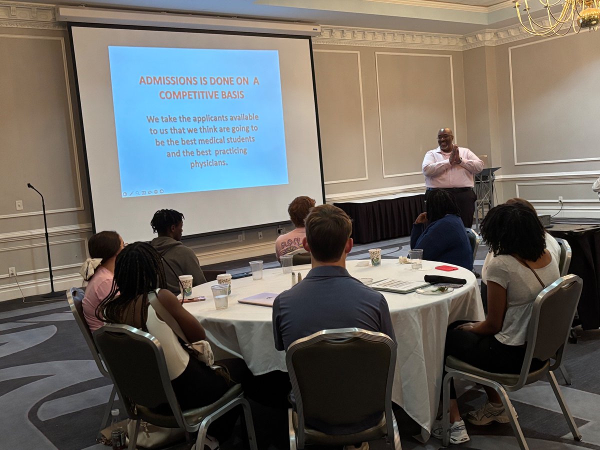 Our Scholars began their summer research journey at orientation in Jackson this week! 🎉

Special thanks to 2023 Scholar Will Bristow and Dr. Everett Roark, director of the biomedical science MS program <a href="/williamcareyu/">William Carey University</a>, for illuminating the path to medical school. 

Lab 📸's soon!
