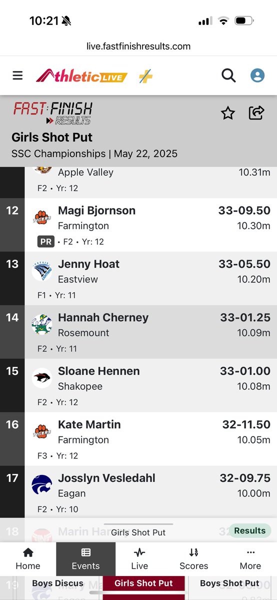 FHS Throwers (@hussunglogan) on Twitter photo <a href="/jada_henrikson/">Jada Henrikson</a> with a great series in the finals for 3rd. <a href="/magi_bjornson/">magi bjornson</a> with another PR inching closer to her season goal. <a href="/KateMartin74719/">Kate Martin</a> still bouncing back from the knee, but looks good in the circle. Big meet next week, time to put it all together! <a href="/jada_henrikson/">Jada Henrikson</a> with a great series in the finals for 3rd. <a href="/magi_bjornson/">magi bjornson</a> with another PR inching closer to her season goal. <a href="/KateMartin74719/">Kate Martin</a> still bouncing back from the knee, but looks good in the circle. Big meet next week, time to put it all together!
