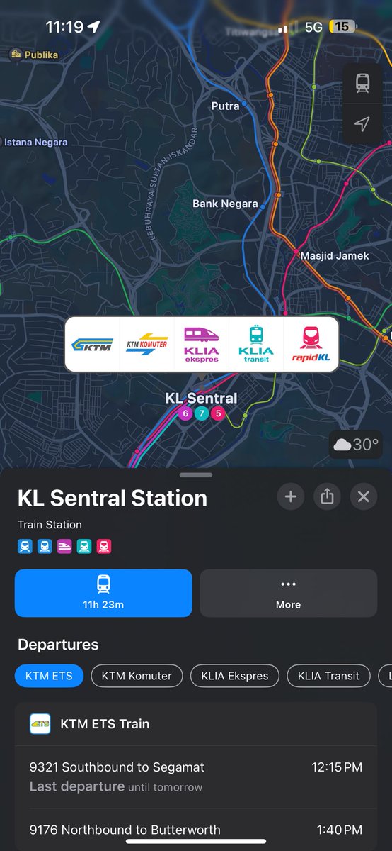 adamm_apple's tweet image. The entirety of Malaysia has Public Transit support in Apple Maps!