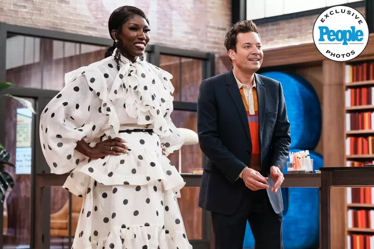 First look via PEOPLE: Bozoma Saint John and Jimmy Fallon team up in NBC’s On Brand, a new reality series where creatives pitch standout marketing ideas. The photos offer a first glimpse of the duo’s dynamic as mentor and host ahead of the show's premiere later this year