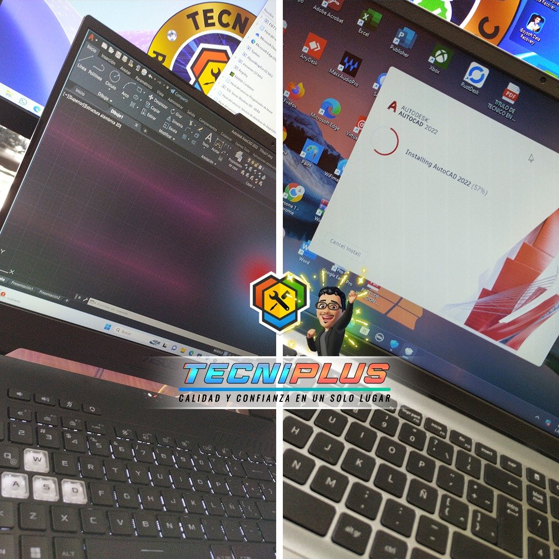 Instalación de AutoCad v.2022 x64 en Laptops.
 
→ linktr.ee/tecniplus.ec  
Turnos &amp; consultas vía whatsapp