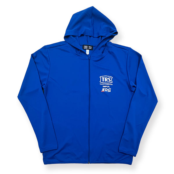 as_web_shop's tweet image. 今シーズンからメインスポンサーとなった「TRS(東京ラヂエーター)」&「SDG」ロゴ入りのTEAM IMPUL のNEWアイテムが入荷🎉
紫外線カット素材を使用したパーカーは、これからの日差しの強い季節にぴったり。レース観戦に欠かせないキャップとあわせて、どちらも紫外線対策のマストアイテムです🌞
👉…