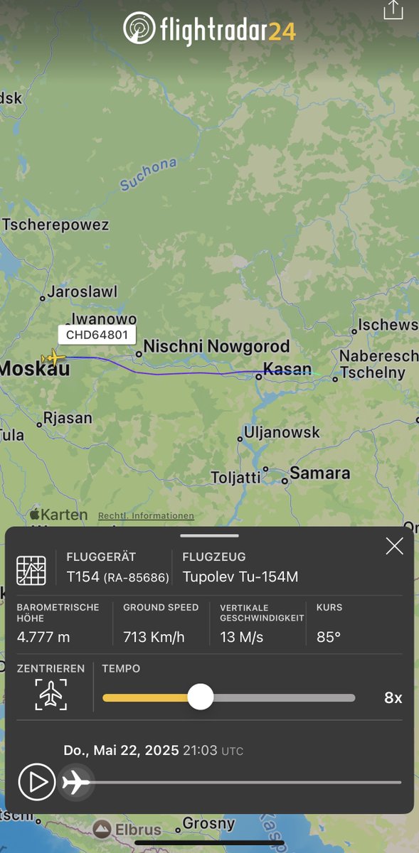 holgidaun's tweet photo. Air Force An-148-100E RA-61724 #14F11C 2050z als 71788
223rd Flight Unit State Airline
- IL-76MD RA-78847 #1533FF als 96957
- Tu-154M RA-85686 #154EB6 als 64801
von Chkalovskiy nach Naberezhnye Chelny
@thereccelizard @Borrowed7Time https://t.co/NTjdWNAsll
