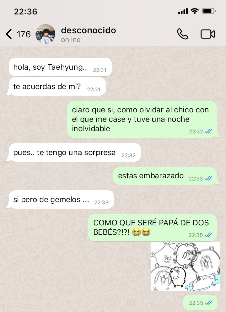 sweetiyoonthvla's tweet photo. au #kooktae — the morning after you

Una noche en Las Vegas, Jk y Tae terminan casándose sin conocerse. Al día siguiente, Tae desaparece para meses después descubrir que está embarazado.

Jk  busca al misterioso chico con el que se caso,  descubriendo que será papá.

 #kookv https://t.co/0GBdPzjzW0