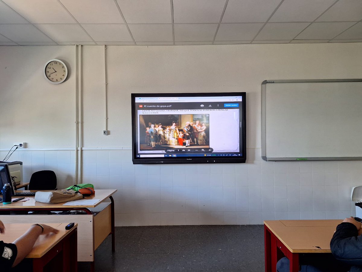 Raquel Ariza (@raquelariz16481) on Twitter photo Hoy toca una clase especial. Proyección del cuento: “La fiesta de San Isidro con Goya” desde la materia de Lengua de 2° ESO en el <a href="/LdaVinci_ies/">IES Leonardo da Vinci (Majadahonda)</a> de
<a href="/MajadahondaAyto/">Ayuntamiento de Majadahonda</a>.
#InnovacionEducativa, #CodigoEscuela4_0_Madrid
#IF_CMadrid, #CTIF_MadridOeste Hoy toca una clase especial. Proyección del cuento: “La fiesta de San Isidro con Goya” desde la materia de Lengua de 2° ESO en el <a href="/LdaVinci_ies/">IES Leonardo da Vinci (Majadahonda)</a> de
<a href="/MajadahondaAyto/">Ayuntamiento de Majadahonda</a>.
#InnovacionEducativa, #CodigoEscuela4_0_Madrid
#IF_CMadrid, #CTIF_MadridOeste