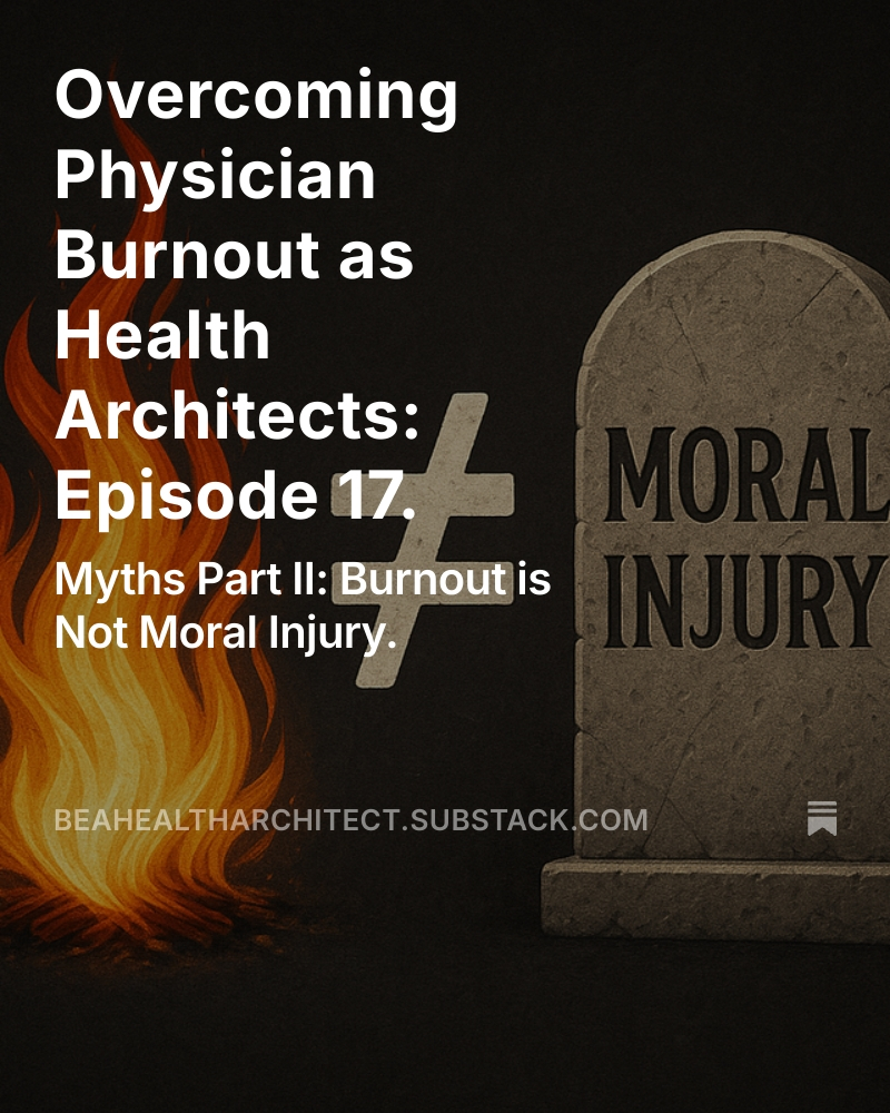 Venktesh Ramnath (@venkteshr) on Twitter photo “Burnout” and “moral injury” are NOT the same – Health Architects recognize the difference to reclaim meaning and purpose in work
open.substack.com/pub/beahealtha…
#doctorwellbeing #burnout #fightburnout #physicianburnout #physicianwellness #burnoutrecovery
<a href="/atscommunity/">American Thoracic Society (ATS)</a> <a href="/ucsdpccm/">UCSD Pulmonary, Critical Care, Sleep, & Physiology</a> “Burnout” and “moral injury” are NOT the same – Health Architects recognize the difference to reclaim meaning and purpose in work
open.substack.com/pub/beahealtha…
#doctorwellbeing #burnout #fightburnout #physicianburnout #physicianwellness #burnoutrecovery
<a href="/atscommunity/">American Thoracic Society (ATS)</a> <a href="/ucsdpccm/">UCSD Pulmonary, Critical Care, Sleep, & Physiology</a>