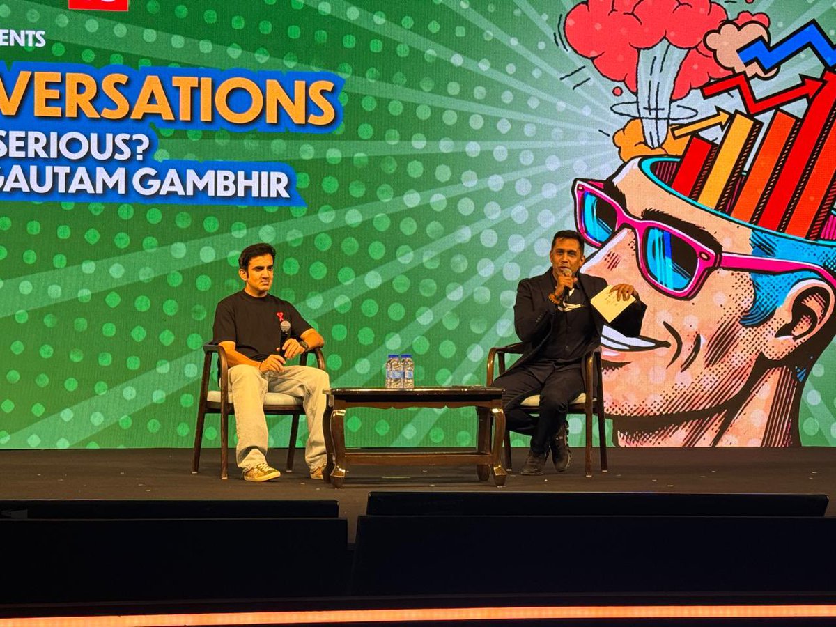 AnchorAnandN's tweet photo. Incredible! Inspiring! Brutally Honest!
That’s GG @GautamGambhir
Amazing conversation at #Goafest2025
Coming soon @cnnnews18 https://t.co/WnVQwJEwaW