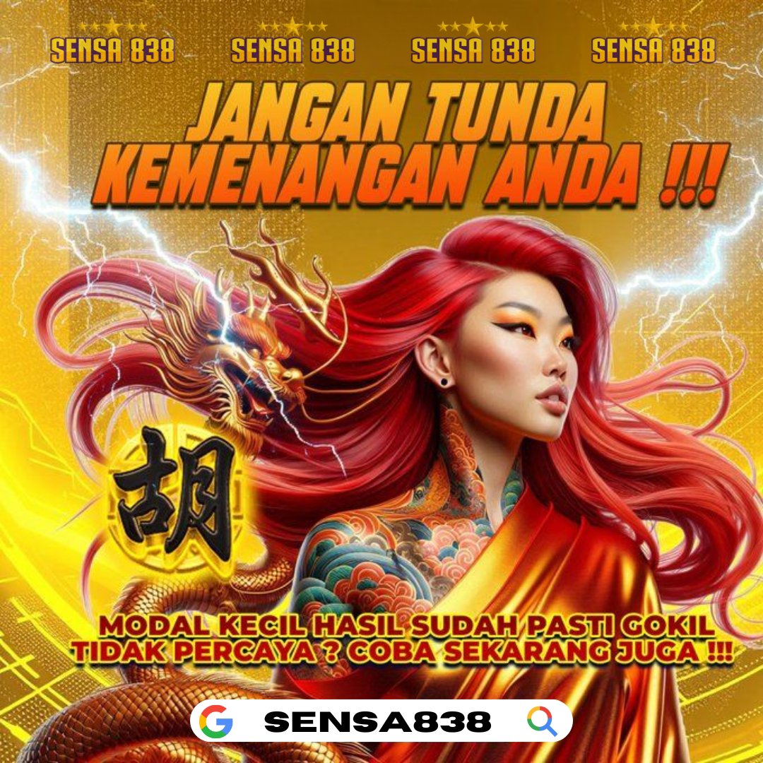 sensa838's tweet photo. MODAL KECIL PASTI CUAN! GAK PERCAYA ? COBA SEKARANG JUGA !!!😍🔥
✅ Link Alternatif 1 : https://t.co/xafKMlEFZ1
✅ Link Alternatif 2 : https://t.co/A4FjLV7ahh https://t.co/RJtYwoMFT7