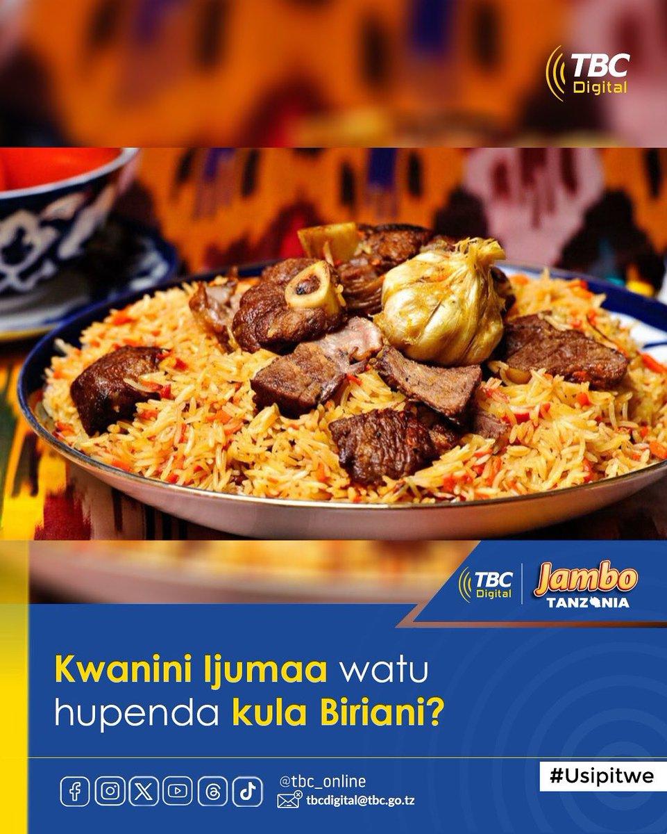 TBC DIGITAL (@tbconlinetz) on Twitter photo Maoni yako yatasomwa katika kipindi cha Jambo Tanzania
#JAMBOTANZANIA Maoni yako yatasomwa katika kipindi cha Jambo Tanzania
#JAMBOTANZANIA