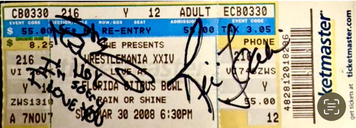 woooo_double_up's tweet photo. This gets me every time- Notre Dame TD
, Walter Peyton run and now “the kick heard round the world”. #imsorryiloveyou #wrestlingticket #wrestlingticketstub #type1photo @RicFlairNatrBoy @ShawnMichaels https://t.co/gzdpjBryCH