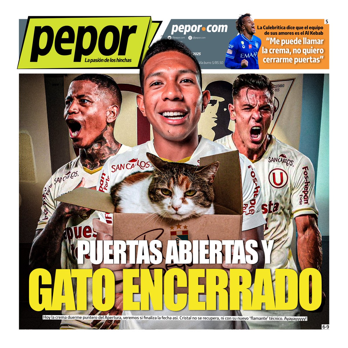 pepor_com's tweet photo. La U le ganó AL PEOR CRISTAL DE LA HISTORIA (Y no es meme 😰)

👉🏻 Síguenos en nuestro TikTok: @pepor.com

#universitario #cristal #alianzalima #memes #liga1 #liga1max #sportingcristal #los100delúnicogrande #universitariodedeportes #cremademivida #bicamp100nes #campeones #fyp https://t.co/RkHqz5cjO2