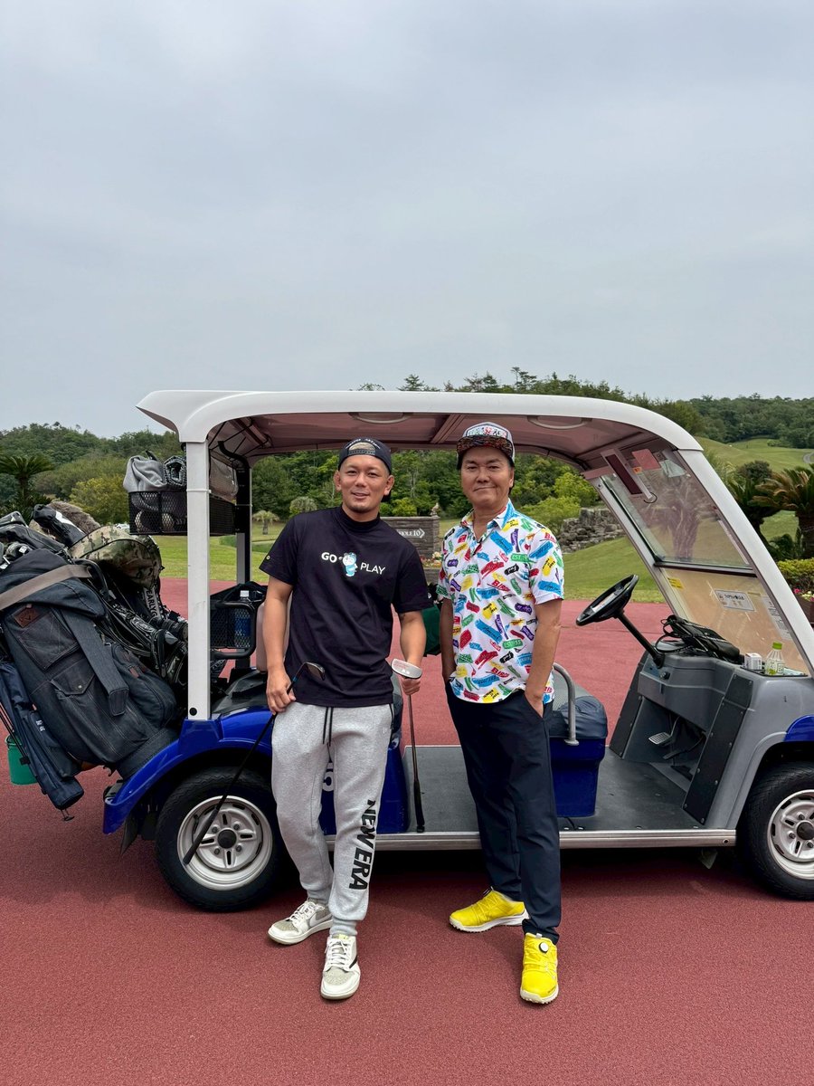 叔父ちゃん的存在、紳助さんとゴルフ♪ 楽しかったやん🏌️‍♀️