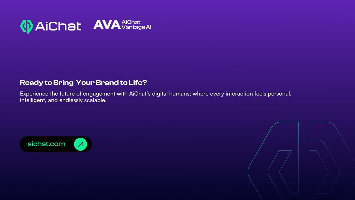 aichatco's tweet photo. Meet AiChat’s Digital Human: Your Brand’s Smartest Face Forward
Discover how our hyper-realistic AI avatars bring a human touch to automated conversations—engaging, expressive, and always on-brand.
#AiChat #DigitalHuman #ConversationalAI #FutureOfCustomerService https://t.co/o6C8iwQBPn