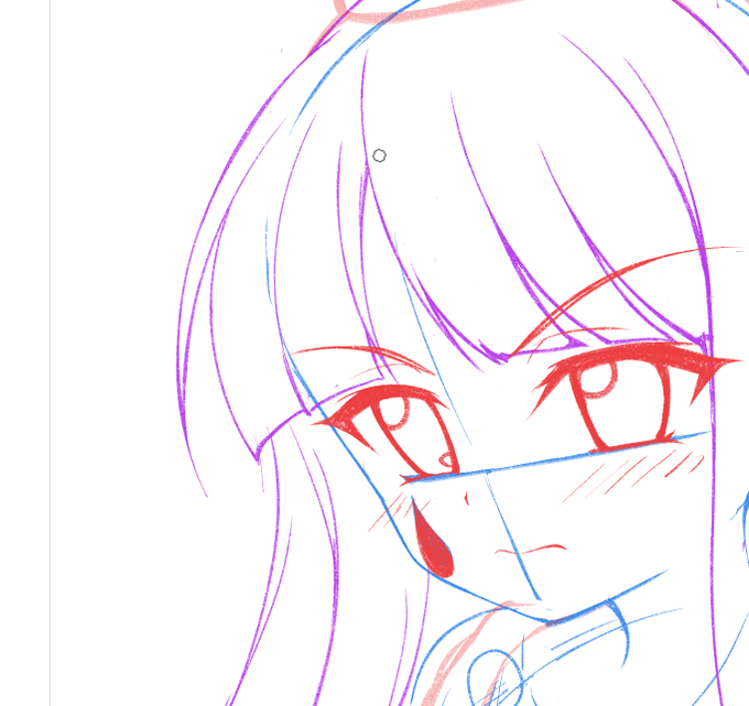 満足出来るまで描き直した。 