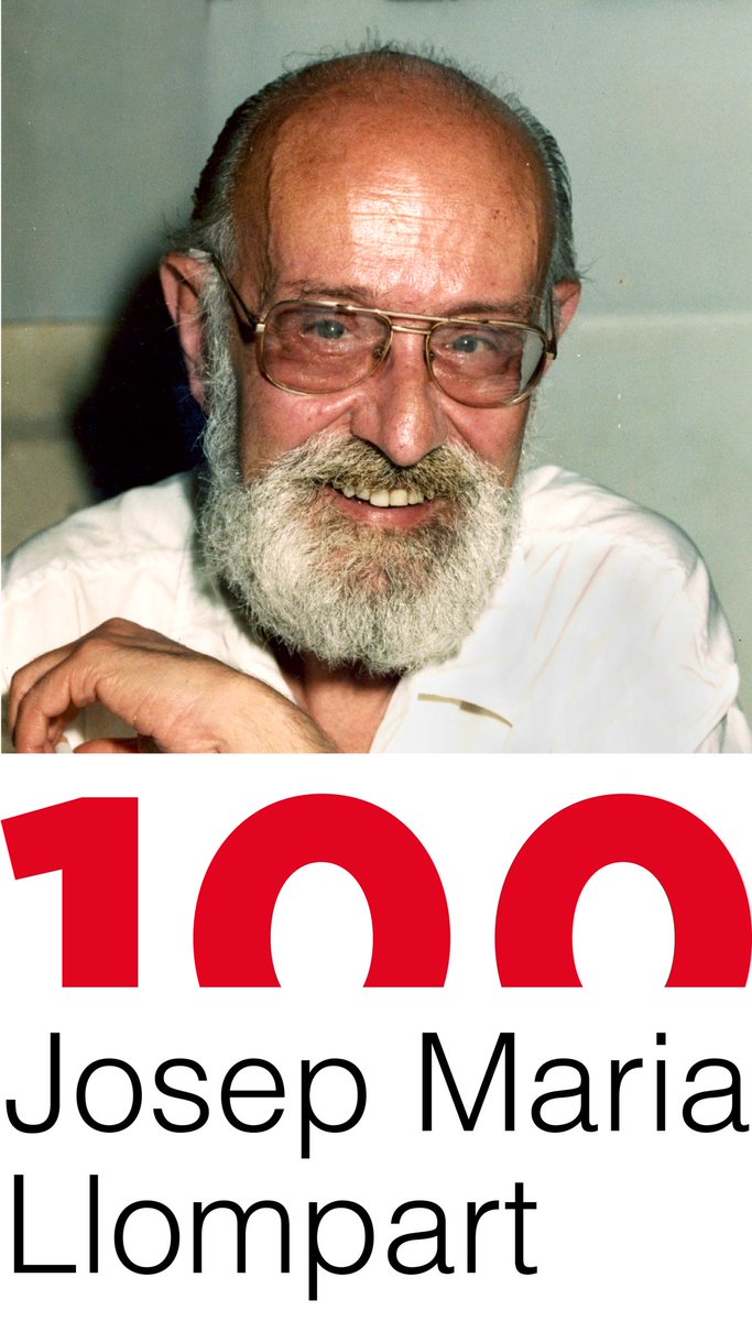 jaumeponsalorda's tweet image. Avui commemoram els 100 anys de naixement de Josep M. Llompart. Avui, més que mai, és #AnyLlompart ❤️‍🔥 Gràcies per tant, Mestre!