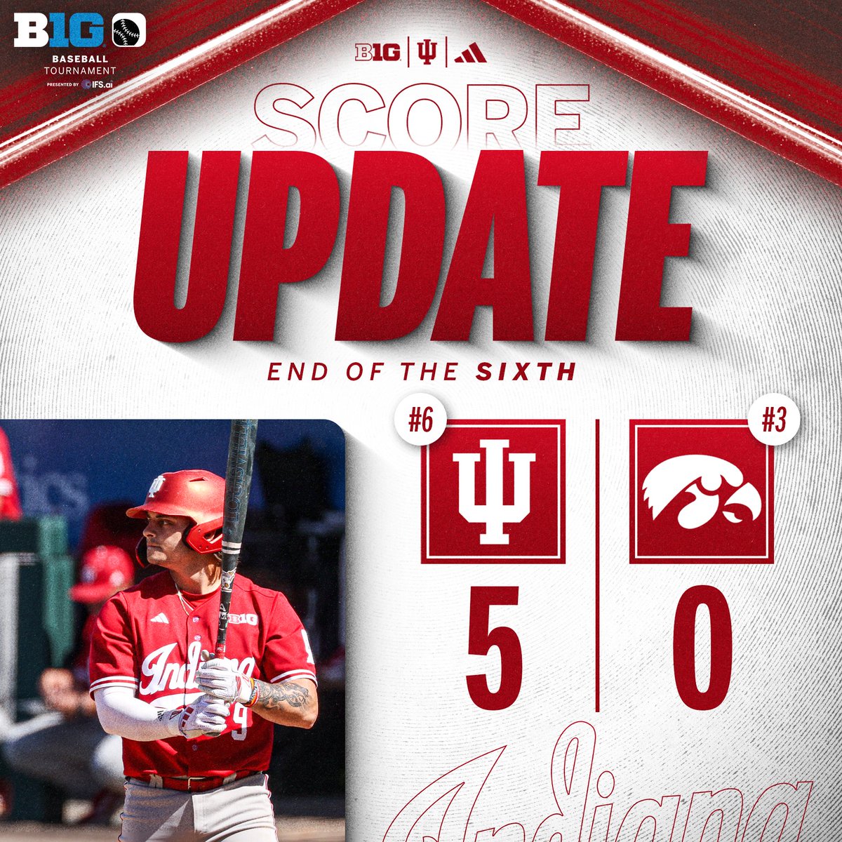 Hoosiers 🆙 five after six.