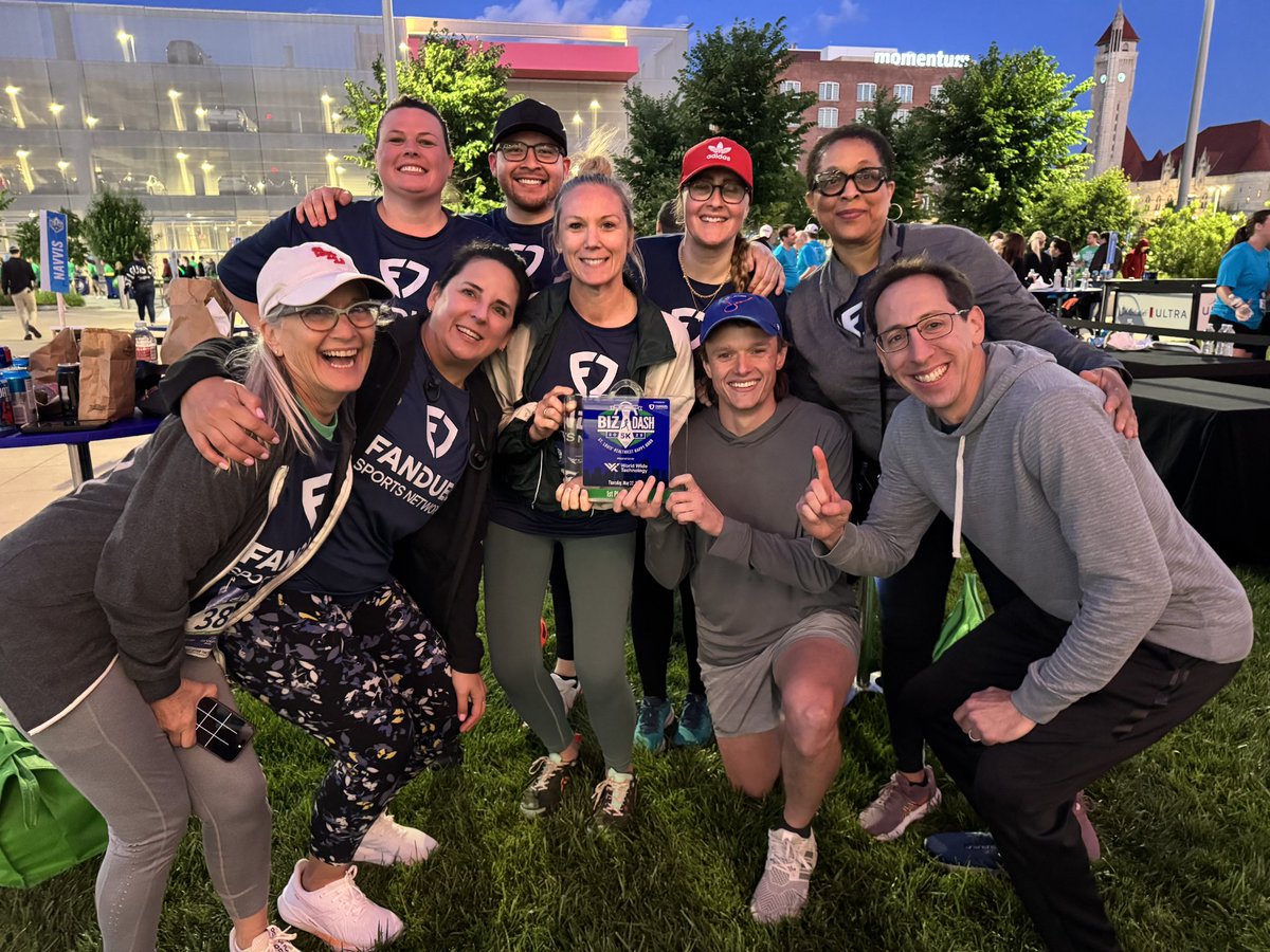 Krystal Hall (@mrskrystallion) on Twitter photo #BizDash25: <a href="/FanDuelSN_MW/">FanDuel Sports Network Midwest</a> with the win in the media division. Who wouldn't bet on us? #BizDash25: <a href="/FanDuelSN_MW/">FanDuel Sports Network Midwest</a> with the win in the media division. Who wouldn't bet on us?