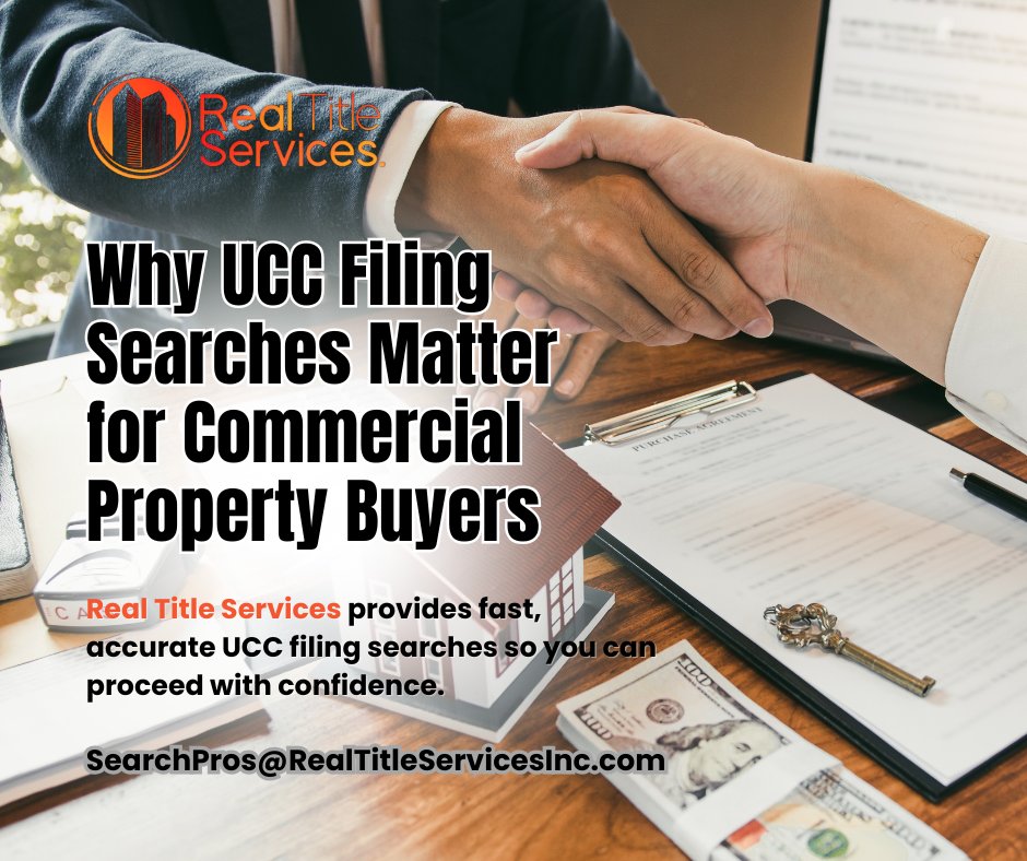 RealTitleServ's tweet image. Hidden liens can haunt your commercial property deal. 🏢💥 

A UCC Filing Search uncovers financial claims BEFORE you buy. Make informed moves. 🔍

📩 SearchPros@RealTitleServicesInc.com

#UCCFiling #CommercialRealEstate #TitleSearchExperts #HiddenLiens #RealTitleServices