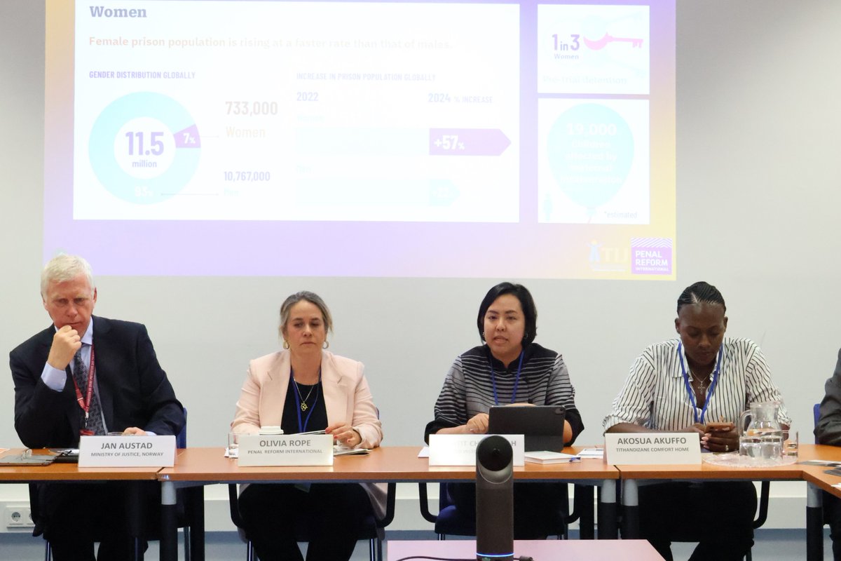 Global Prison Report Launch at the #CCPCJ34: TIJ Advocates for Rehabilitation Over Incarceration Amidst Rising Female Detainees. More details click: facebook.com/share/p/1EM6gv… #TIJ #PRI #CriminalJusticeReform #BangkokRules #15YearsBangkokRules #15YearsofChange #UNODC #CCPCJ2025