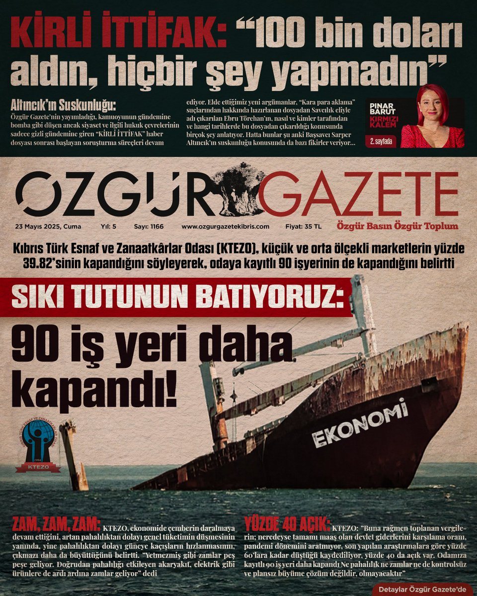📌Ekonomik göstergeler geminin battığını gösterirken, KTEZO'nun verileri de acı tabloyu doğruluyor