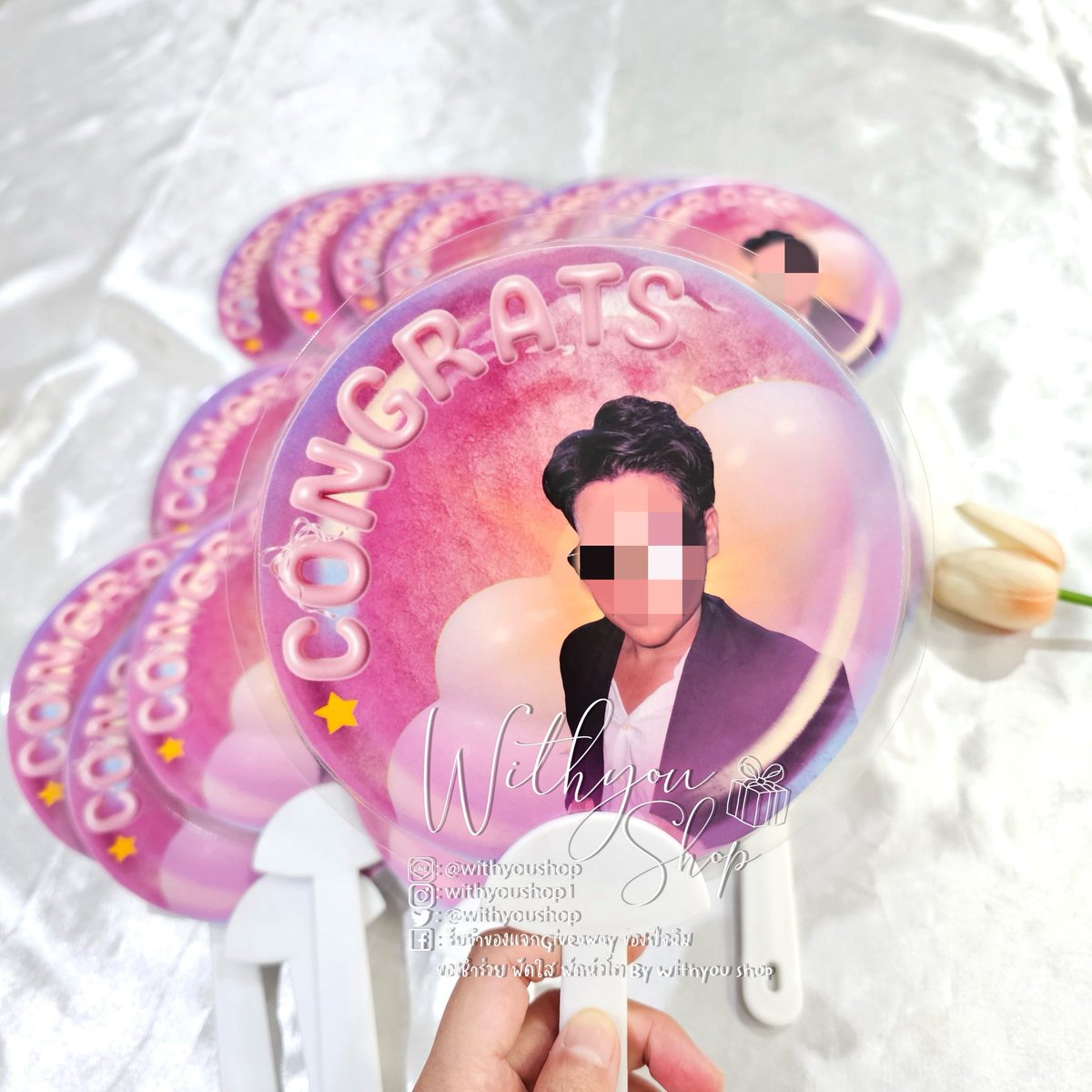 WithyouShop's tweet image. #รับทำพัด #พัดใส #พัดหัวโต ตย.ลูกค้าสั่งทำ🙏🏻
🛒ราคาโปรโมชั่น
💕จัมโบ้ 👉🏻ราคา 45฿
💕มินิ 👉🏻ราคา 25฿
👉🏻เป็นโฟโต้เคลือบ
👉🏻มีด้านเดียว
👉🏻ด้ามสีขาว
#ของปัจฉิม #ของขวัญ #ของขวัญรับปริญญา #ของขวัญวันปัจฉิม #พัดใส #พัดหัวโต #พัดกลม #รับทำของแจก #รับทำgiveaway #Giveaway