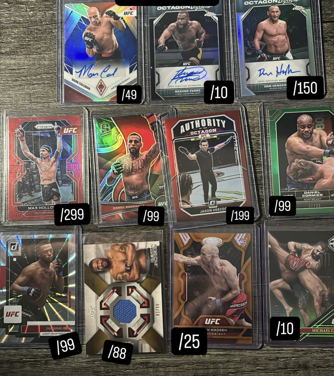 Snagged this today on instagram! Don’t know much about UFC but Autos /10 can’t go wrong