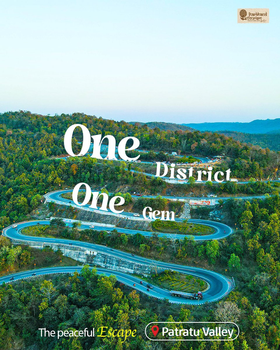 VisitJharkhand's tweet photo. Discover Patratu Valley – Ramgarh’s hidden gem! Winding roads, green hills & serene lakes make it a perfect escape.
Tag your travel buddy!
#OneDistrictOneGem #DekhoHamaraJharkhand #VisitJharkhand #PatratuValley #HiddenGem
@HemantSorenJMM @kumarsudivya https://t.co/3bMeATzmbf