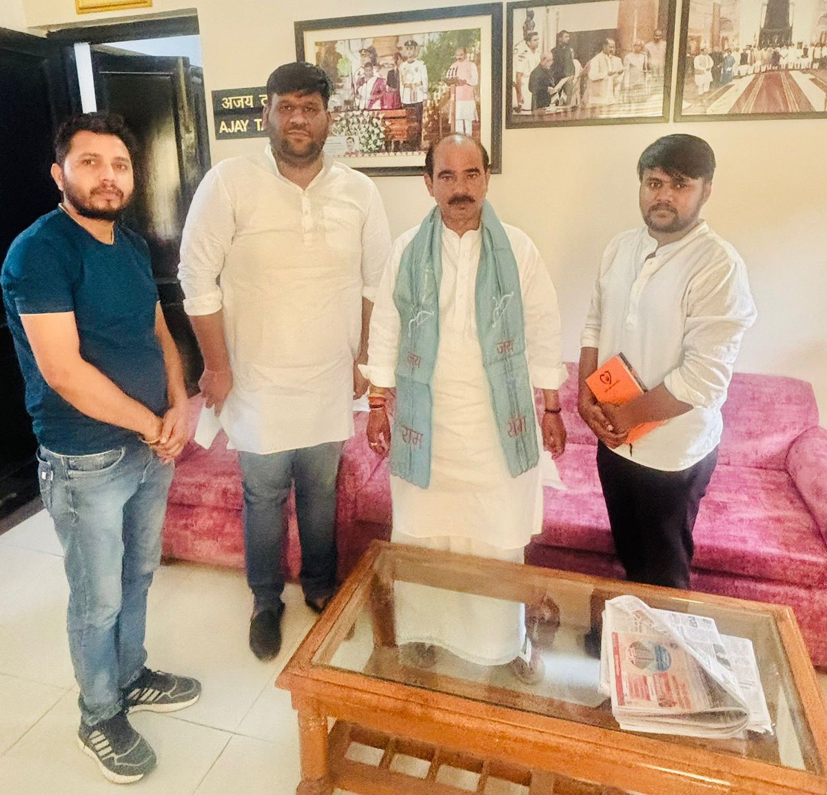 htstrust's tweet image. “नई दिल्ली में केंद्रीय सड़क एवं परिवहन राज्य मंत्री, भारत सरकार, श्री @AjayTamtaBJP जी से सौहार्दपूर्ण भेंट हुई। इस अवसर पर संस्था के सदस्यों ने आगामी 5 वर्ष पूर्ण होने के उपलक्ष्य में आयोजित होने वाले कार्यक्रम के संबंध में चर्चा की।”