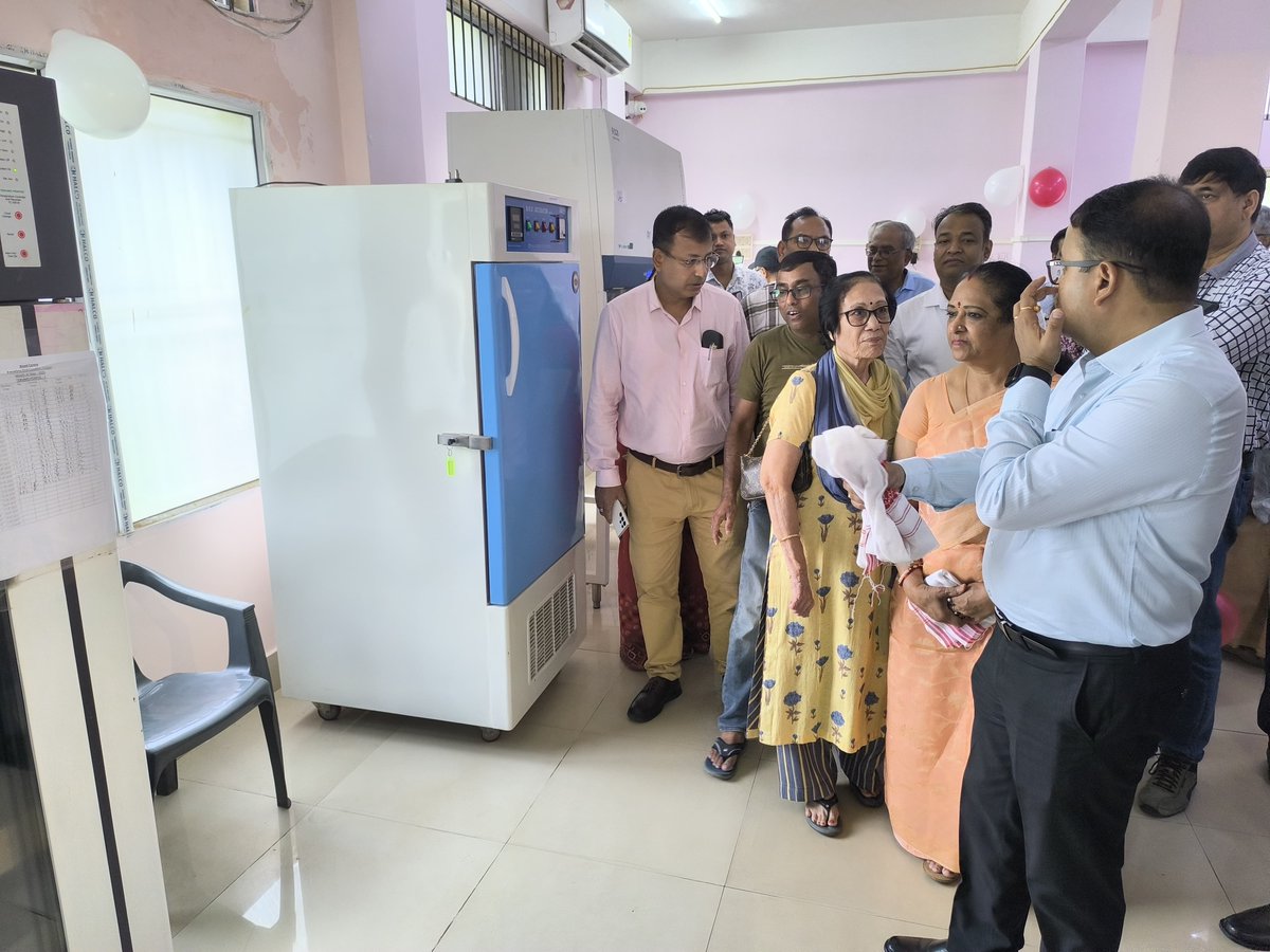 🚑 Milestone in #PublicHealthcare! 🩸
A Blood Component Separation Unit was inaugurated today at Kanaklata CH, Tezpur by DC Sri Ankur Bharali. This facility can now prepare PRBC, FFP, Platelets &amp; Cryoprecipitate — vital for emergency &amp; routine care.
(1/2)