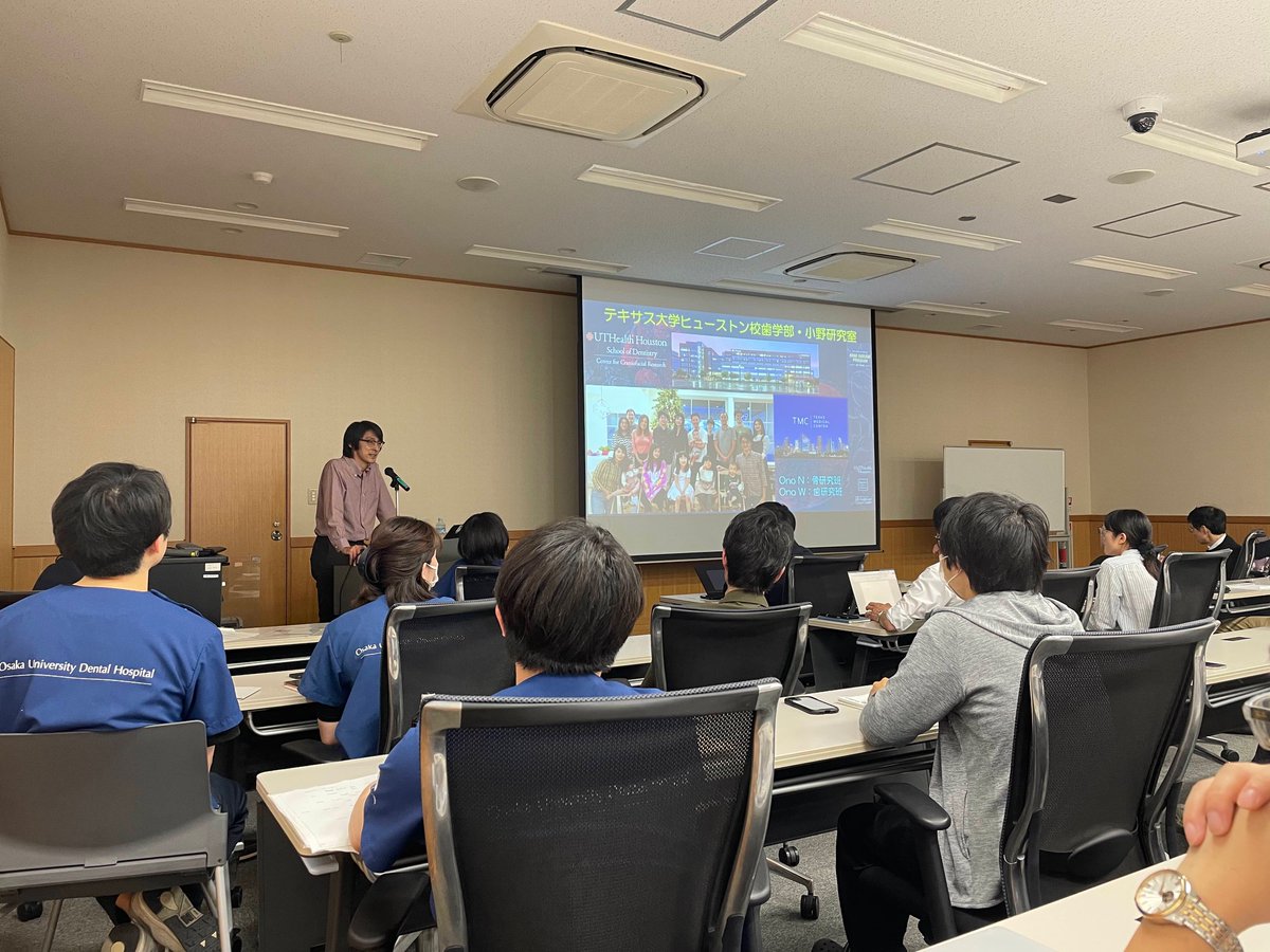 Osaka U has a world-premier research-intensive dental school. I truly enjoyed the scientific discussions and Q&amp;As after the talk! Special thanks to Kenji Hata, who is a 3rd generation dentist and doing mostly research like myself, and a new chairman of the Dept. of Biochemistry.