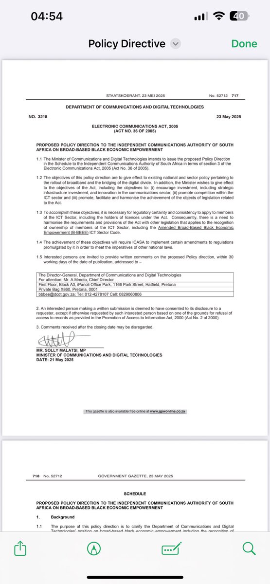 Starlink is coming  . A big plus for South Africans especially those struggling with connectivity in rural areas . <a href="/elonmusk/">Elon Musk</a> <a href="/SollyMalatsi/">SollyMalatsi</a> <a href="/eNCA/">eNCA</a>