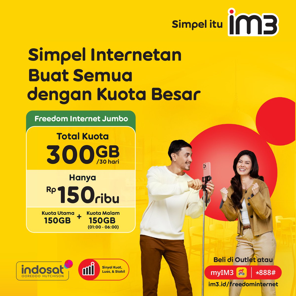 indosatim3's tweet image. Siap begadang demi nonton perkembangan para residen kesayangan 👨🏼‍⚕️👩🏻‍⚕️😷🥼🏥🩺💉

Biar makin puas maratonnya, pakai Freedom Internet Jumbo kuota 300GB cuma 150 ribu! Jadi bisa nonton dari pagi sampai pagi lagi dengan sinyal kuat, luas, dan stabil

Aktifkan sekarang di myIM3, *888#,…