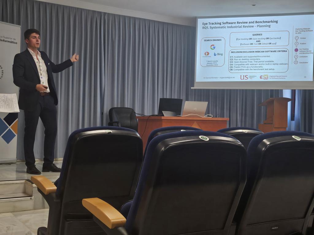 <a href="/mgarcia44us/">Manuel García Romero</a> presented our paper “Exploring Webcam Eye Tracking Software for RPA”, where we explore new devices to capture more information for #task_mining in #RPA. Don’t miss the opportunity to talk with us!

CC: <a href="/andresjram/">Andrés Jiménez Ramírez</a> <a href="/prof_JGEnriquez/">José González Enríquez (Pepe)</a> 

doi.org/10.1007/978-3-…
