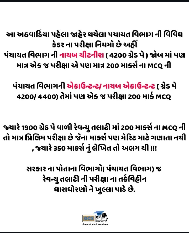 AnilPar45164491's tweet photo. #Revised_Revenue_Talati_Syllabus

@devanshijoshi71 
@Zee24kalak
@News18Guj
@tv9gujarati
@GSTV_NEWS
@VtvGujarati
@DDNewsGujarati 
@sandeshnews
@Divya_Bhaskar 
@Bhupendrapbjp 
@CMOGuj 
@irushikeshpatel 
@shaktisinhgohil 
@INCGujarat 
@AAPGujarat
@AmitChavdaINC
@Chaitar_Vasava https://t.co/8ZBTl7d8rZ