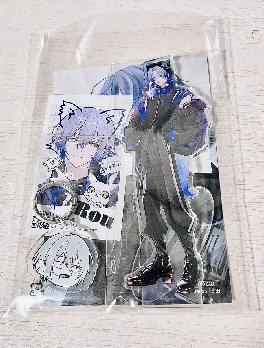 alkaloid_8's tweet image. にじその🐺さんグッズ全部届いた！！！
名刺めちゃくちゃ可愛いので良かったらもらいにきてください✨
🔑名刺も予定してます…✊
