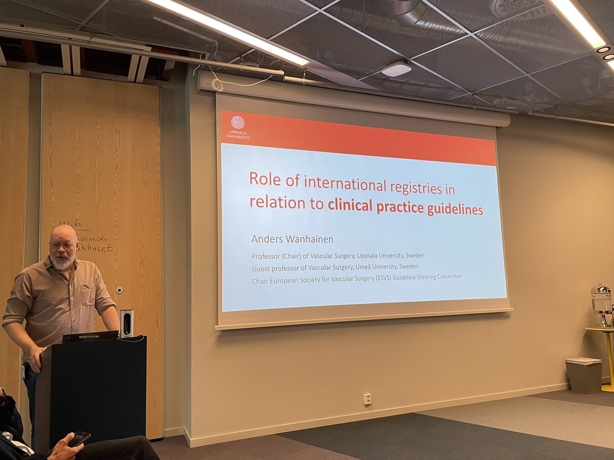 Fabien Lareyre (@flareyre) on Twitter photo Really enjoying Anders Wanhainen’s insightful talk at the #Vascunet meeting—sharp, evidence-based, and as always, delivered with clarity. A true leader in vascular surgery ! <a href="/AWanhainen/">Anders Wanhainen</a>
<a href="/KevinMani7/">Kevin Mani</a> <a href="/AWBeckMD/">Adam W. Beck</a> <a href="/adpherwani/">Arun Pherwani</a> <a href="/VASCevidence/">GermanVasc@CA_Behrendt</a> <a href="/ManarKhashram/">Manar Khashram</a> <a href="/ESVSmembership/">ESVS</a> <a href="/EJVES_ESVS/">EJVES</a> Really enjoying Anders Wanhainen’s insightful talk at the #Vascunet meeting—sharp, evidence-based, and as always, delivered with clarity. A true leader in vascular surgery ! <a href="/AWanhainen/">Anders Wanhainen</a>
<a href="/KevinMani7/">Kevin Mani</a> <a href="/AWBeckMD/">Adam W. Beck</a> <a href="/adpherwani/">Arun Pherwani</a> <a href="/VASCevidence/">GermanVasc@CA_Behrendt</a> <a href="/ManarKhashram/">Manar Khashram</a> <a href="/ESVSmembership/">ESVS</a> <a href="/EJVES_ESVS/">EJVES</a>