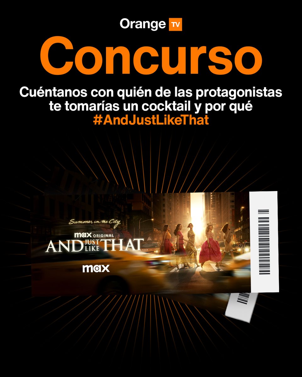 💄¡CONCURSO!👠

🎟️Gana una entrada doble para asistir al preestreno de la tercera temporada de And Just Like That... ✨ 

✅ Síguenos
🔃 Haz RT
💬 Cuéntanos con quién de las protagonistas te tomarías un cocktail y por qué + # #AndJustLikeThat

BBLL: bit.ly/3YWTq1C