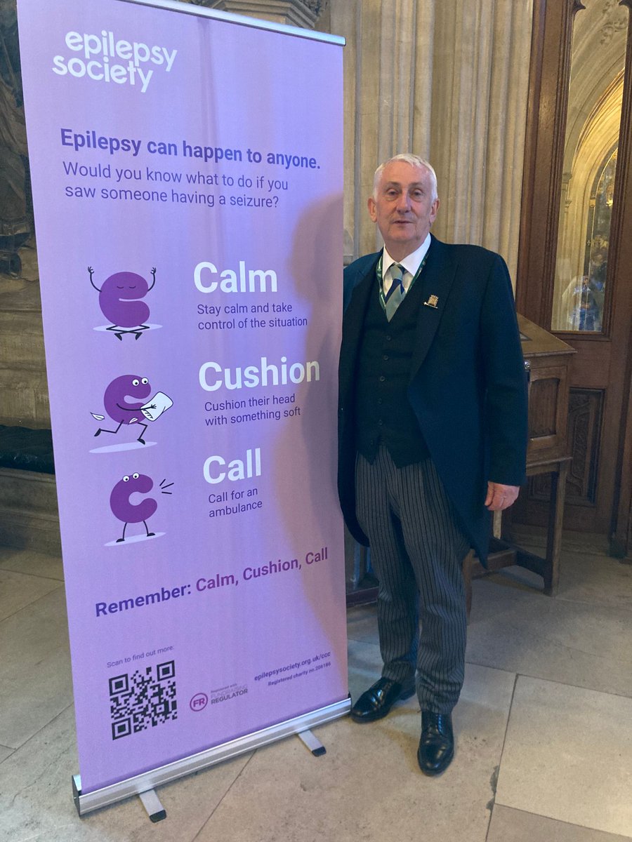 Order! Order! Speaker Lindsay Hoyle visits our exhibition and spreads word about seizure first aid.

#epilepsyawarenessweek