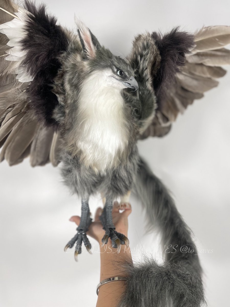 アートドール ハンドメイド 幻獣 海外作家 グリフィン フクロウ ぬいぐるみ アートドール ハンドメイド 幻獣 海外作家 グリフィン フクロウ