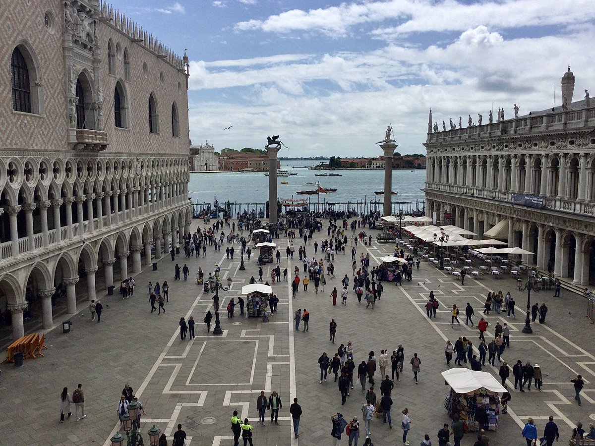 Cat Bauer in Venice (@cat_bauer) on Twitter photo The Piazzetta of San Marco in Venice seen from the Basilica. I never get tired of this iconic view✨ The Piazzetta of San Marco in Venice seen from the Basilica. I never get tired of this iconic view✨