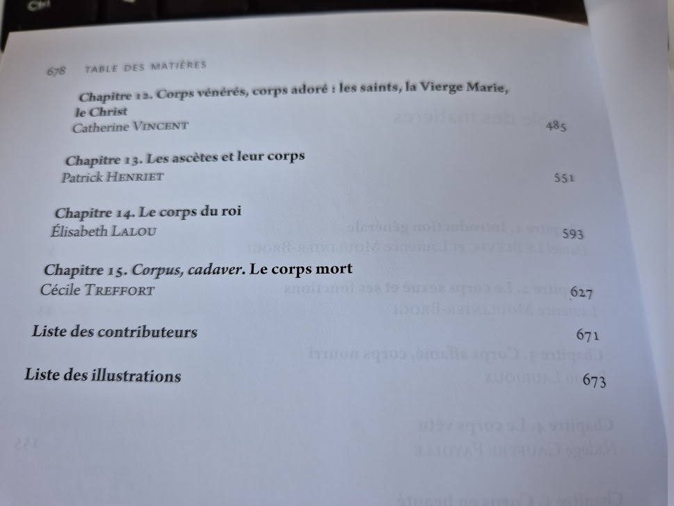 Il est là il est tout frais : Le corps au Moyen Âge, l'atelier du médiéviste 16, avec mon chapitre "Le corps vêtu"