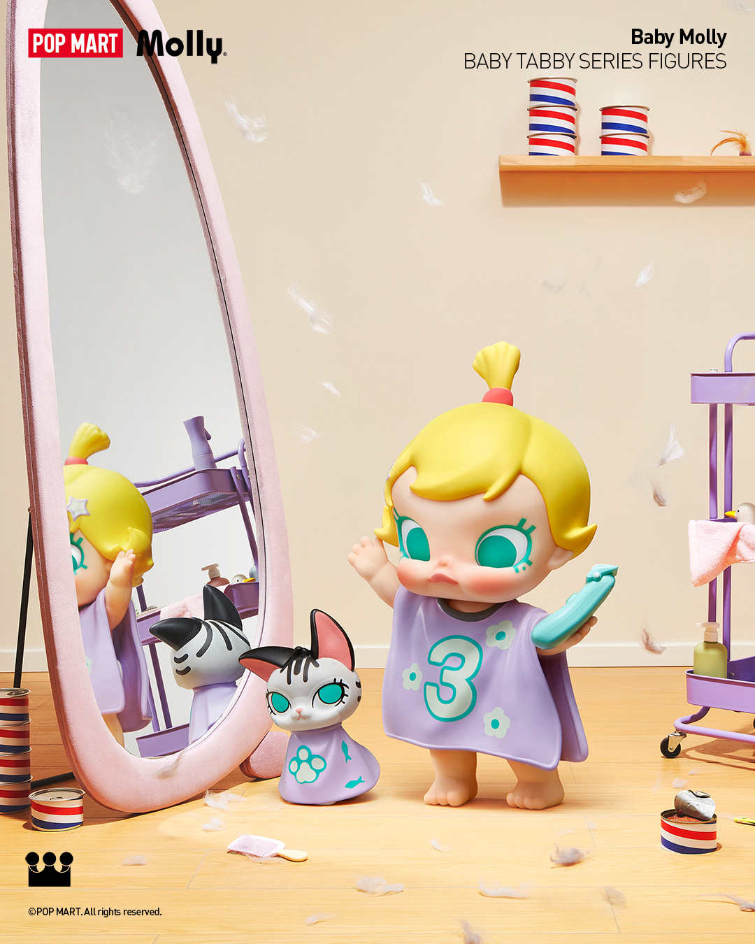 POP MART ポップマートBaby Molly & Baby Tabby Baby Molly & Baby Tabby Series Figures - POP MART (United