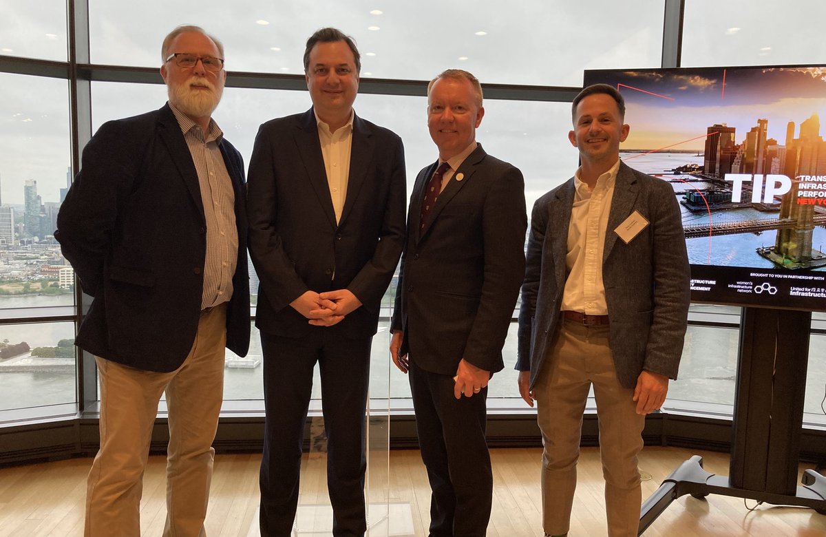 Huge thanks to Alan Gogbashian Deputy Trade Commissioner for North America for hosting the Transforming Infrastructure Performance opening reception in the British High Commissioner’s Residence in Manhattan. <a href="/ICE_engineers/">ICE</a> continues to support the TIP programme across the globe.