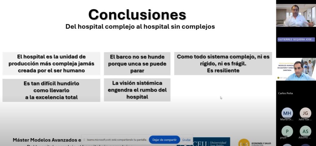 Fundación Economía y Salud (@feconomiaysalud) on Twitter photo 🤔🏥 ¿Qué se necesita para una buena gestión y dirección sanitaria?
🧑🏫 <a href="/Gutiseque/">José Luis Gutiérrez Sequera</a> y <a href="/carlosplcht/">Carlos Peña</a> dieron una píldora del Máster en Modelos Avanzados Gestión y Dirección Sanitaria de <a href="/USPCEU/">Universidad CEU San Pablo</a> y <a href="/feconomiaysalud/">Fundación Economía y Salud</a>.
Un título para tu futuro 🚀
🔗Infórmate: info.uspceu.com/estudiar-unive… 🤔🏥 ¿Qué se necesita para una buena gestión y dirección sanitaria?
🧑🏫 <a href="/Gutiseque/">José Luis Gutiérrez Sequera</a> y <a href="/carlosplcht/">Carlos Peña</a> dieron una píldora del Máster en Modelos Avanzados Gestión y Dirección Sanitaria de <a href="/USPCEU/">Universidad CEU San Pablo</a> y <a href="/feconomiaysalud/">Fundación Economía y Salud</a>.
Un título para tu futuro 🚀
🔗Infórmate: info.uspceu.com/estudiar-unive…