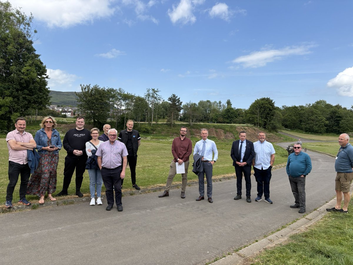 Brian Kingston (@briankingston) on Twitter photo Ballysillan Playing Fields redevelopment
Good to get an update from Council officers during a walking tour yesterday for Cllr <a href="/CLLR_Doran_DUP/">Cllr Jordan Doran</a> and myself plus statutory and community reps.
Preparatory works nearly finished & major works commencing within the next two weeks. Ballysillan Playing Fields redevelopment
Good to get an update from Council officers during a walking tour yesterday for Cllr <a href="/CLLR_Doran_DUP/">Cllr Jordan Doran</a> and myself plus statutory and community reps.
Preparatory works nearly finished & major works commencing within the next two weeks.