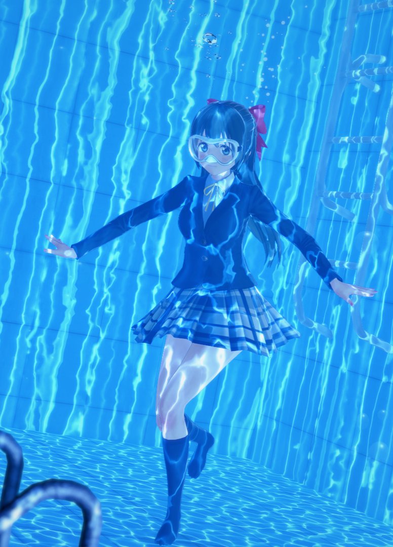 着衣潜水で水深6mまで潜ったけど、まだ行けそう。