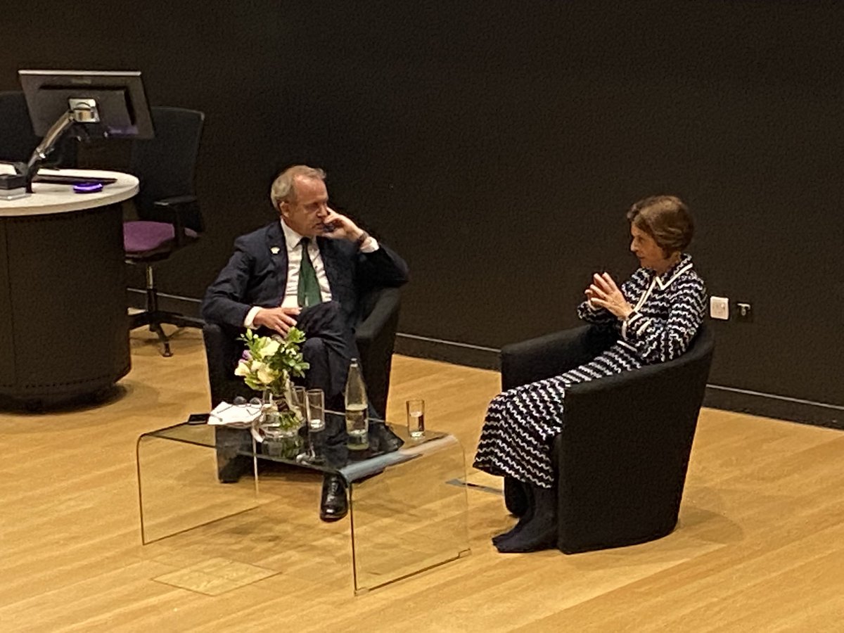 Very interesting talk last night by Dame Louise Richardson, President of <a href="/CarnegieCorp/">Carnegie Corporation of New York</a> in conversation with Prof. Duncan Ivison. 
Many thanks to <a href="/OfficialUoM/">The University of Manchester</a> <a href="/IrlNorthEngland/">Consulate General of Ireland, Manchester</a> and Dr. John Kennedy. 
Looking forward to more in the series #JKL2025