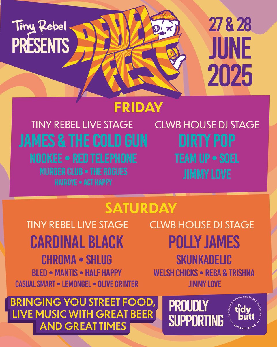 Half Happy (@wearehalfhappy) on Twitter photo excited to be back at <a href="/tinyrebelbrewco/">Tiny Rebel</a> Rebel Fest 2025 in June, playing with some pals ✨
sweet summer calling xx excited to be back at <a href="/tinyrebelbrewco/">Tiny Rebel</a> Rebel Fest 2025 in June, playing with some pals ✨
sweet summer calling xx