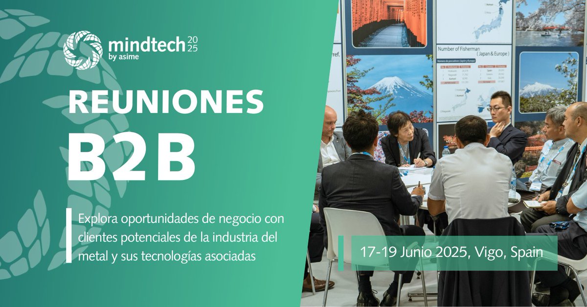 ¡Ya está disponible la plataforma de encuentros B2B de #Mindtech25!

Tanto si eres expositor como visitante, tienes la oportunidad de agendar reuniones individuales con potenciales clientes, compradores y socios estratégicos a través de nuestra plataforma

mindtechvigo.com/informacion-pr…